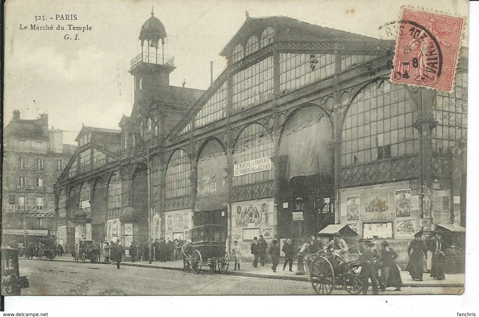 Paris 11°-Le Marché Du Temple - Arrondissement: 11