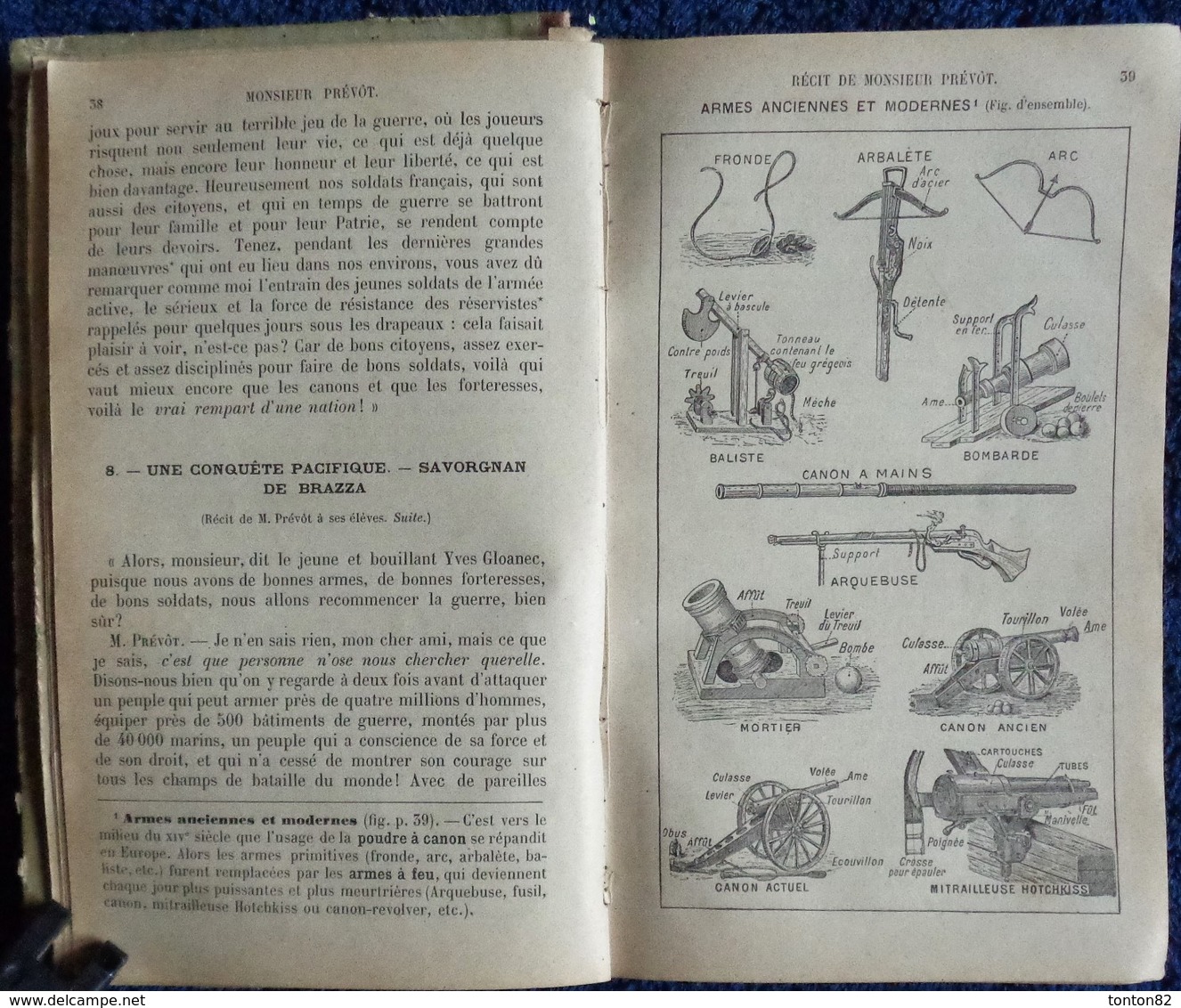 David Sauvageot - Monsieur Prévôt - Livre de Lecture - Armand Colin & Cie. -  - ( 1949 ) .