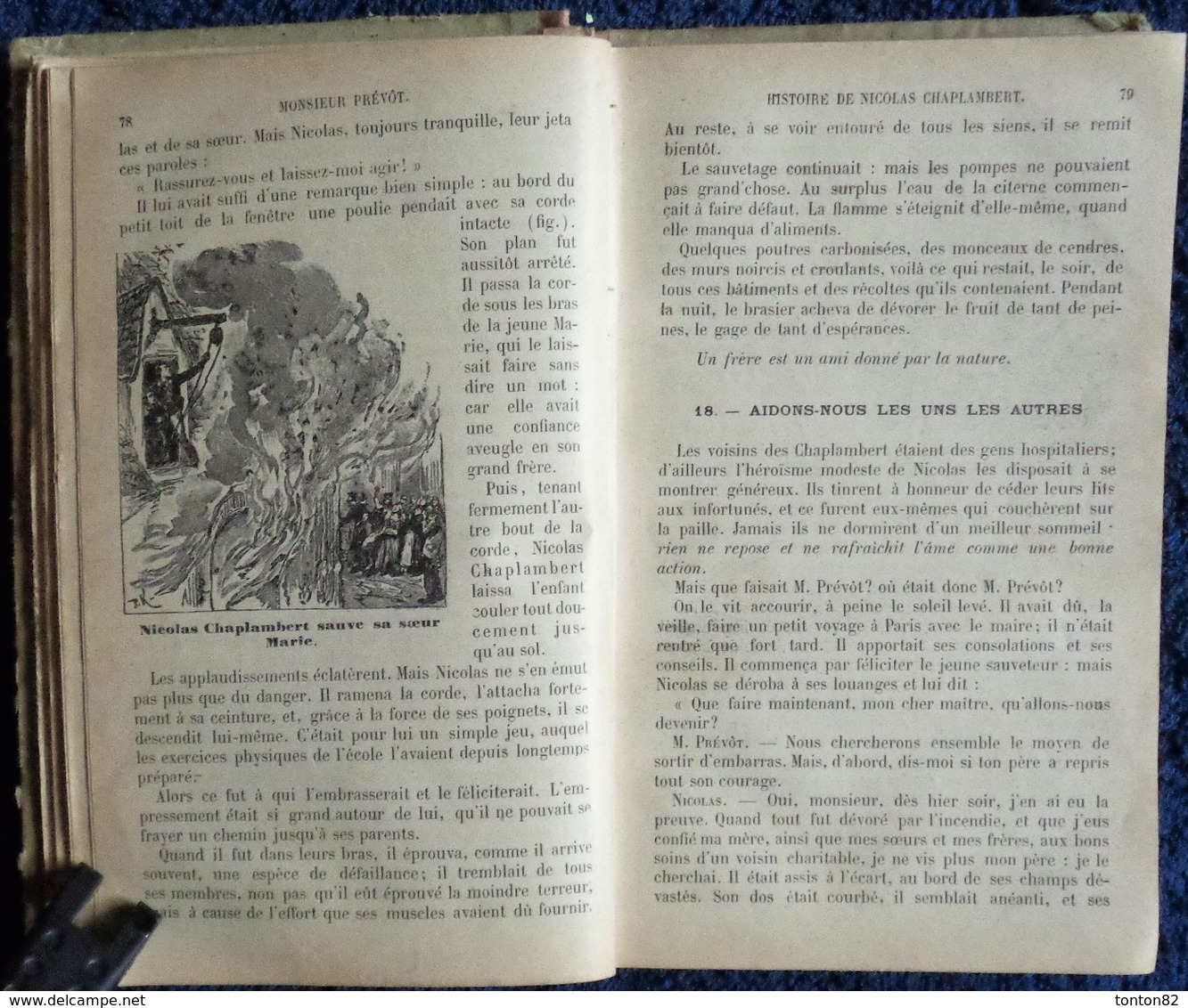 David Sauvageot - Monsieur Prévôt - Livre de Lecture - Armand Colin & Cie. -  - ( 1949 ) .