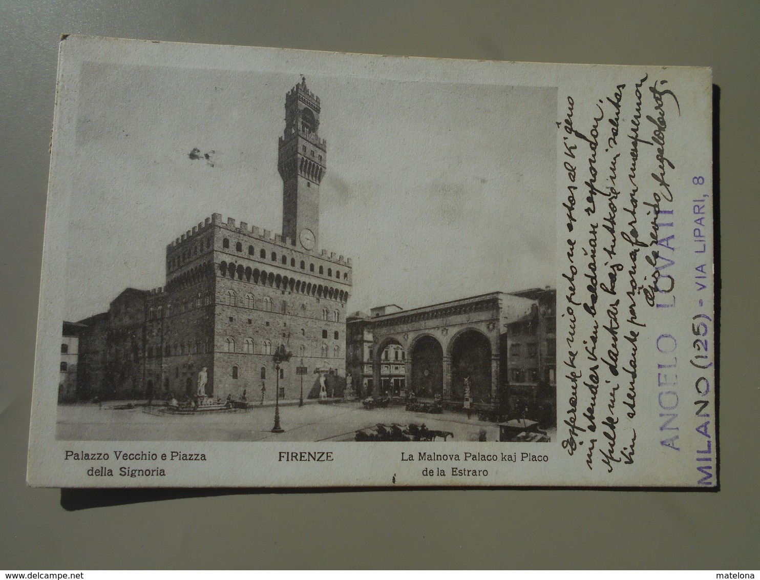 ITALIE TOSCANA FIRENZE FLORENCE  PALAZZO VECCHIO E PIAZZA DELLA SIGNORIA - Firenze