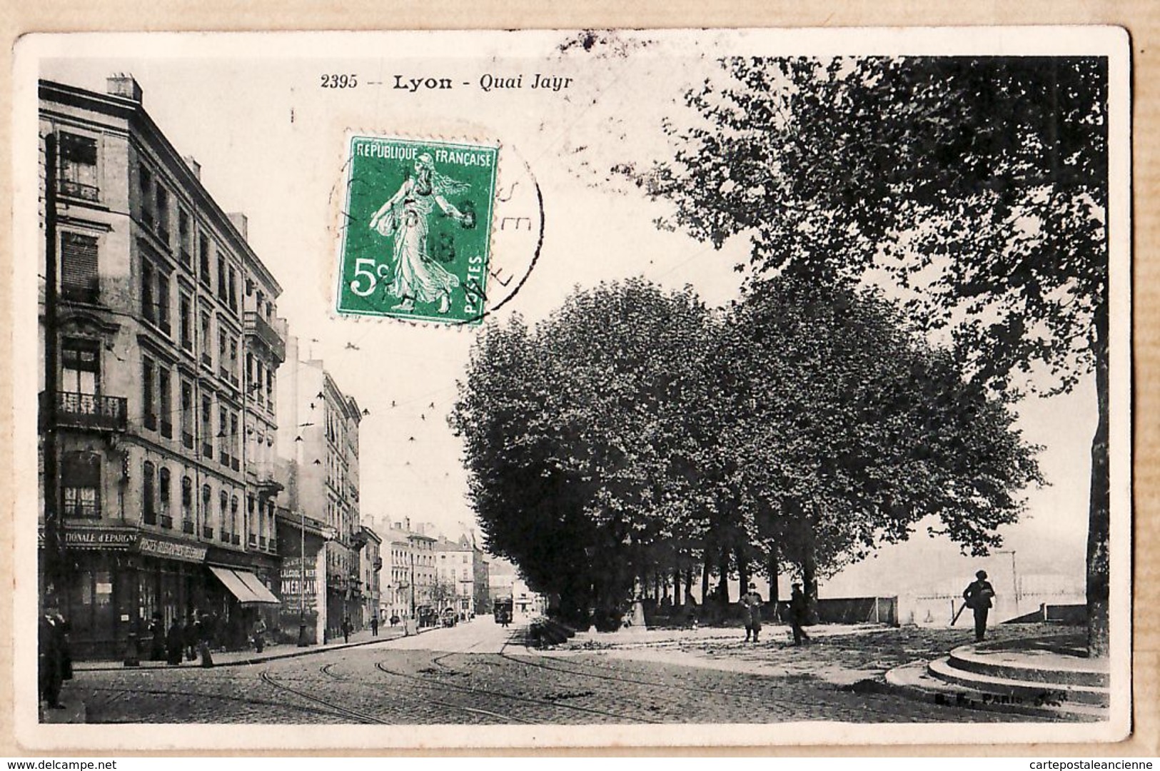 X69229 LYON Rhone Quai JAYR 15-09-1908 à Jean BATAILLARD Planaise Montmelian Savoie- B-F Paris 2395 - Autres & Non Classés