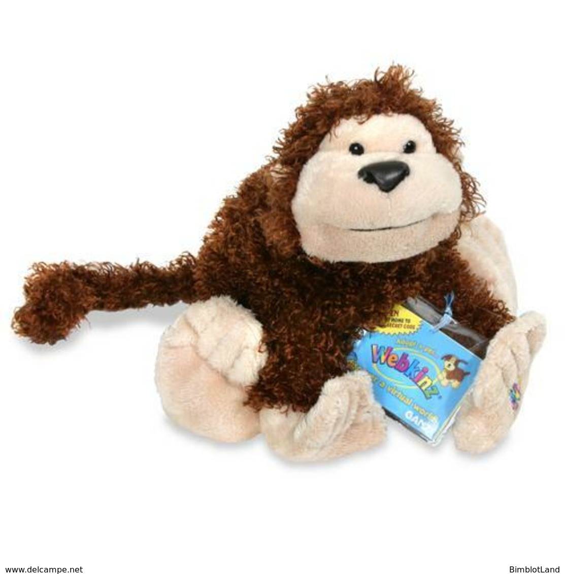 Peluche Collector Petit Singe GANZ Ty Beanie Monkey Stuffed Animal - Peluche