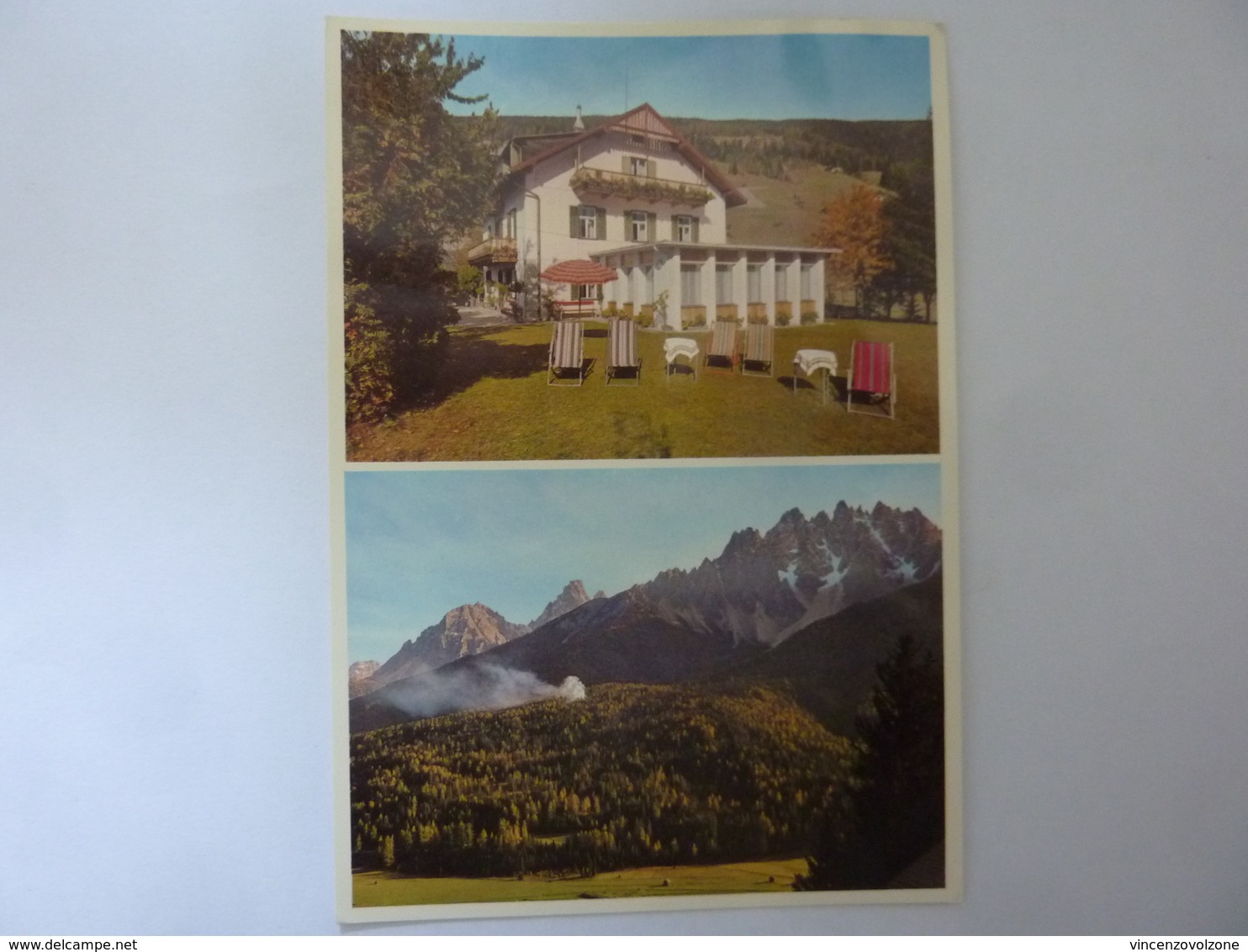 Cartolina Viaggiata "Pension  SCHMIEDER San Candido" 1998 - Altri & Non Classificati