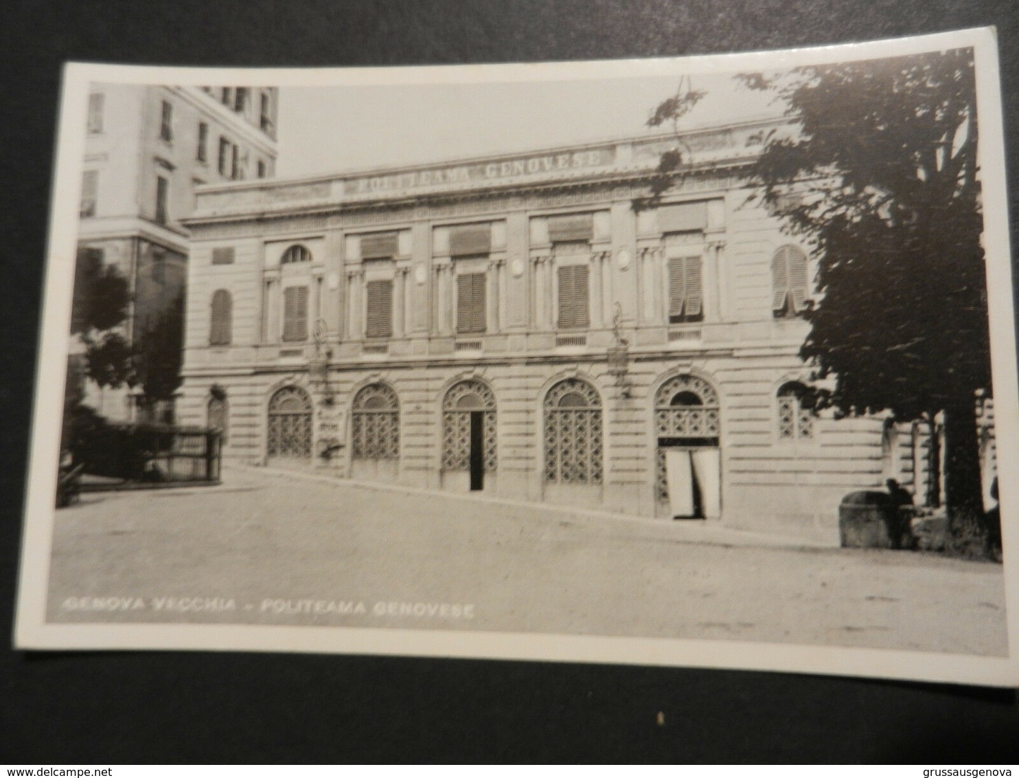 19868) GENOVA VECCHIA TEATRO POLITEAMA GENOVESE NON VIAGGIATA INSOLITA - Genova