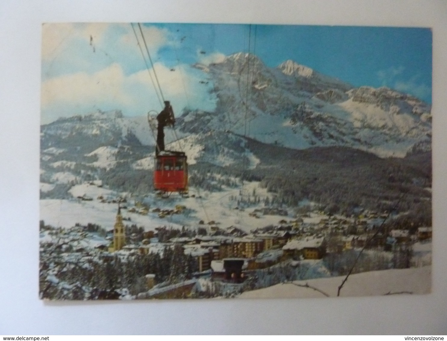 Cartolina Viaggiata "CORTINA Funivia Al Faloria E  Gruppo Tofane" 1984 - Altri & Non Classificati