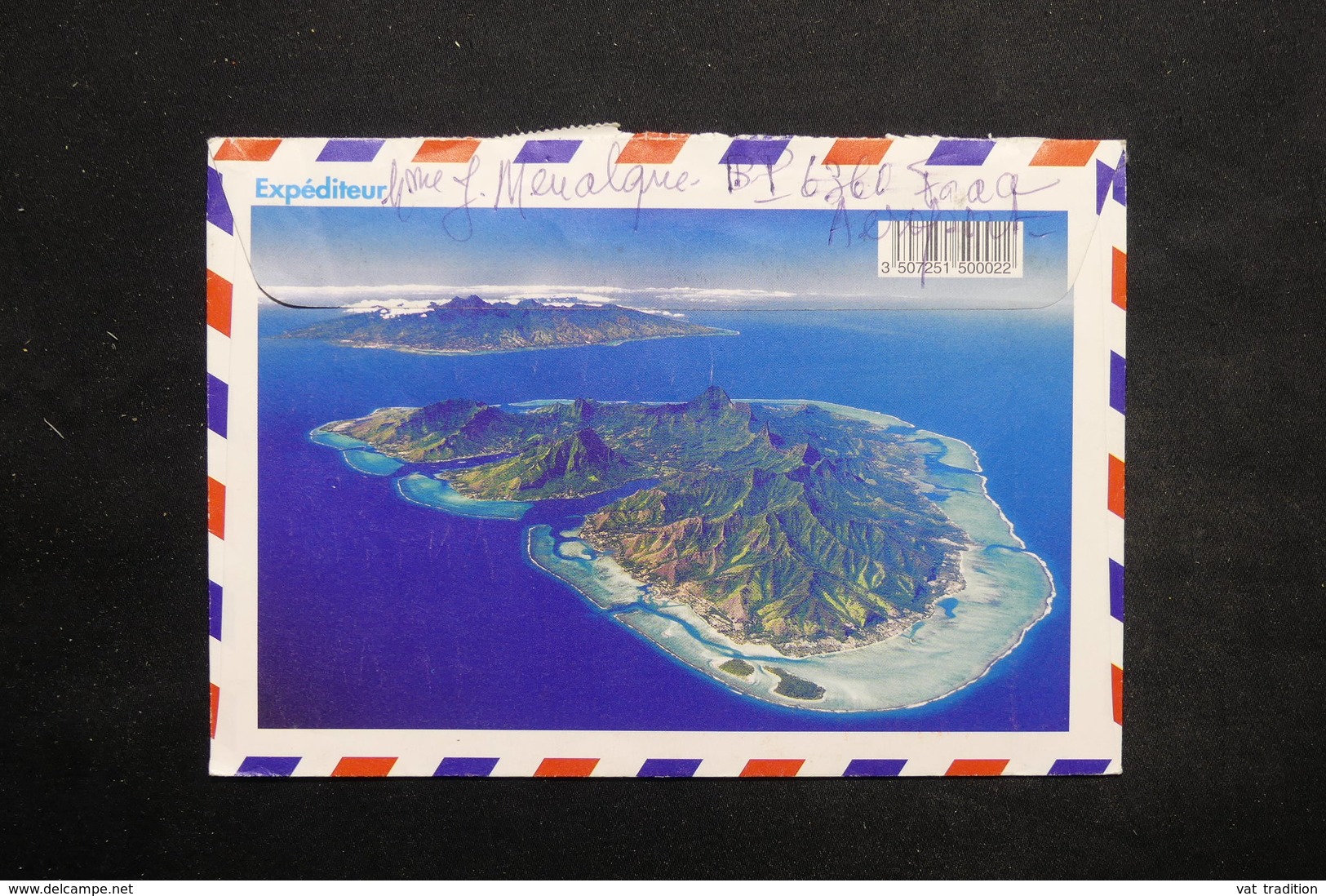 POLYNÉSIE - Oblitération " FAAA Aéroport Ile De Tahiti " Sur Enveloppe Touristique En 1999 Pour Antibes - L 25453 - Briefe U. Dokumente