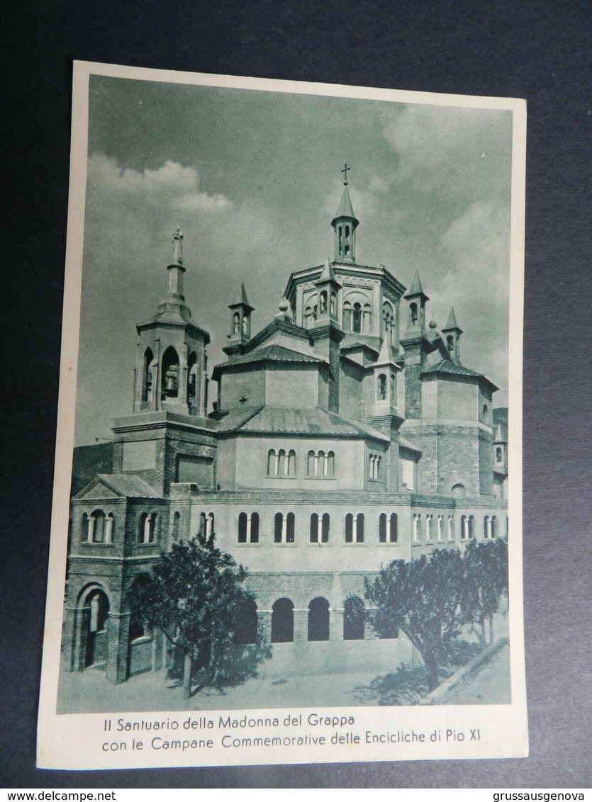 19902) SESTRI LEVANTE SANTUARIO MADONNA DEL GRAPPA VIAGGIATA 1951 - Genova