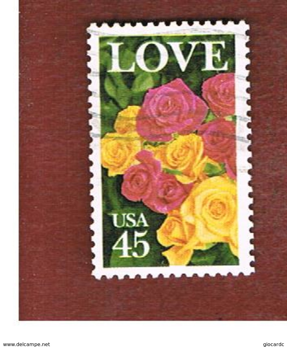 STATI UNITI (U.S.A.) - SG 2362   - 1988  GREETINGS STAMPS: LOVE   - USED - Usati