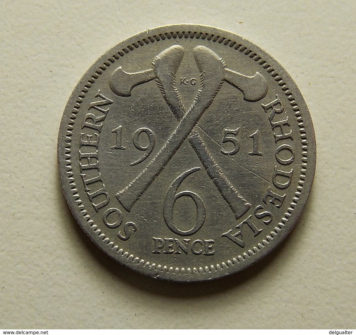 Southern Rhodesia 6 Pence 1951 - Rhodesien