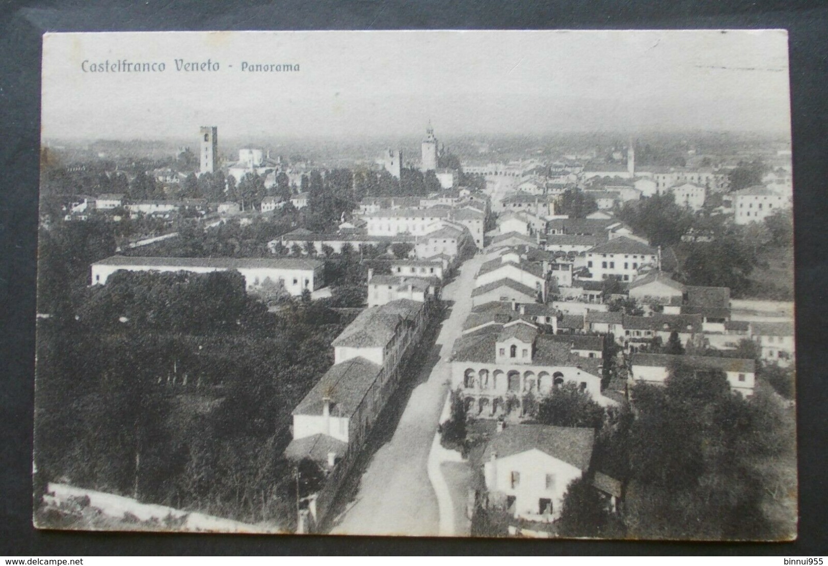 Cartolina Castelfranco Veneto Panorama - Viaggiata - 6 - 9 - 1926 - - Verona