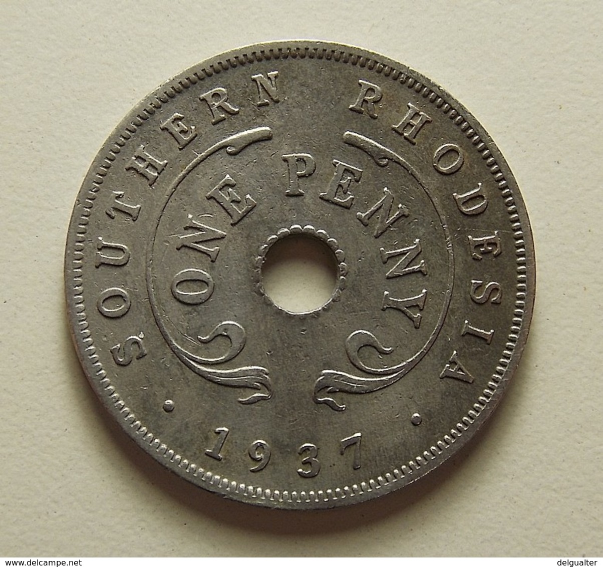 Southern Rhodesia 1 Penny 1937 - Rhodésie