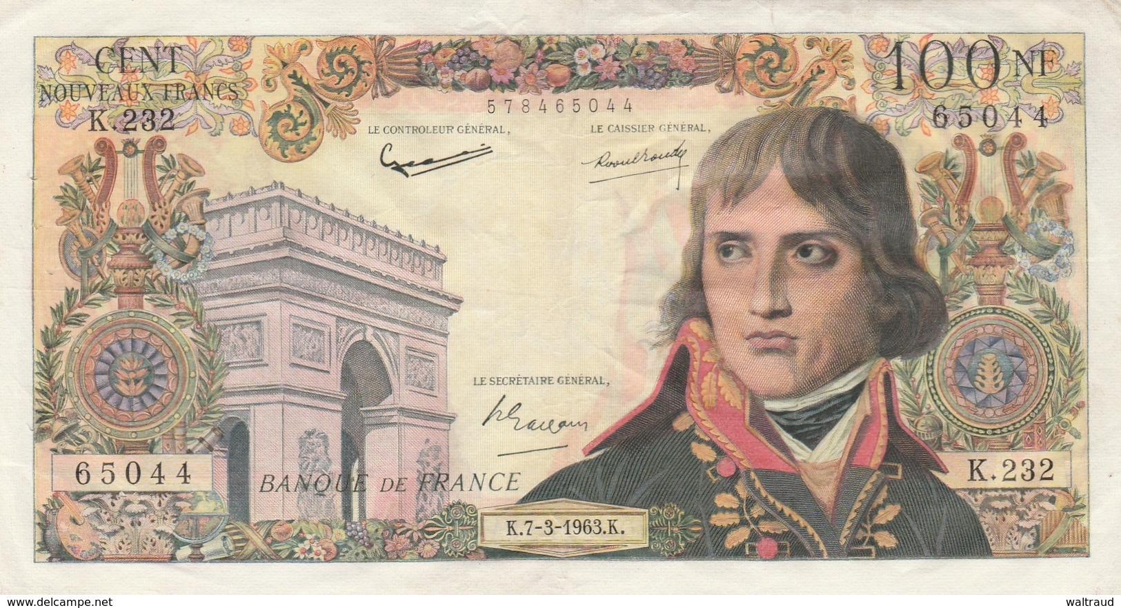 BILLET 100 FRANCS BONAPARTE--TTB--VOIR SCANNER - 100 NF 1959-1964 ''Bonaparte''