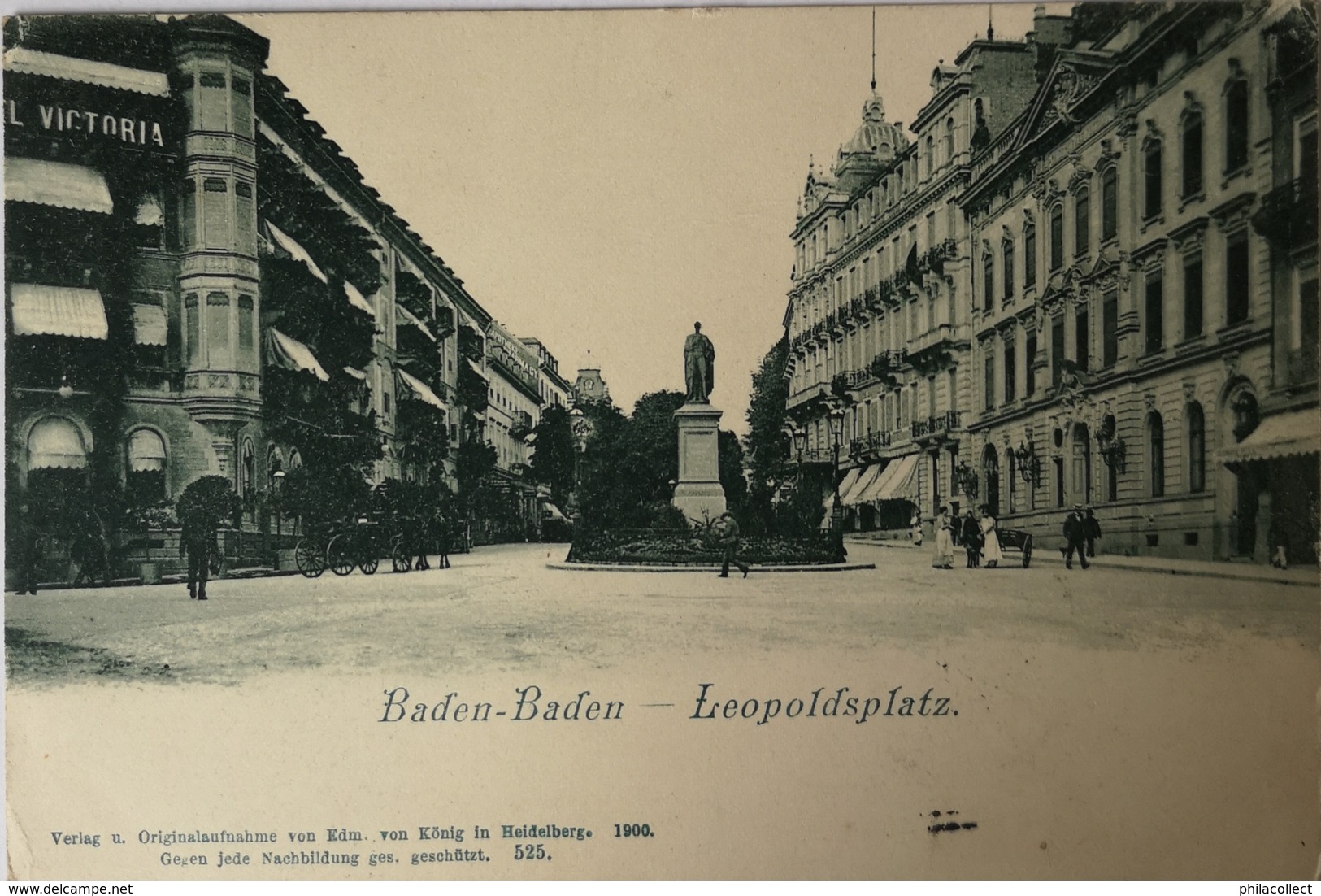 Baden - Baden // Leopoldsplatz 1900 - Baden-Baden