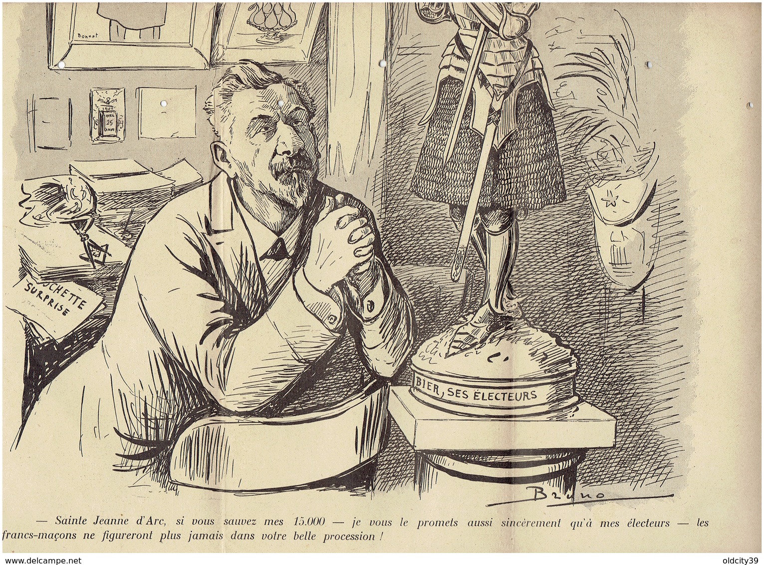 La BASTILLE Journal Antimaçonnique N° 283 Du 25 Avril 1908 ( COPIN ALBANCELLI Directeur) - Autres & Non Classés