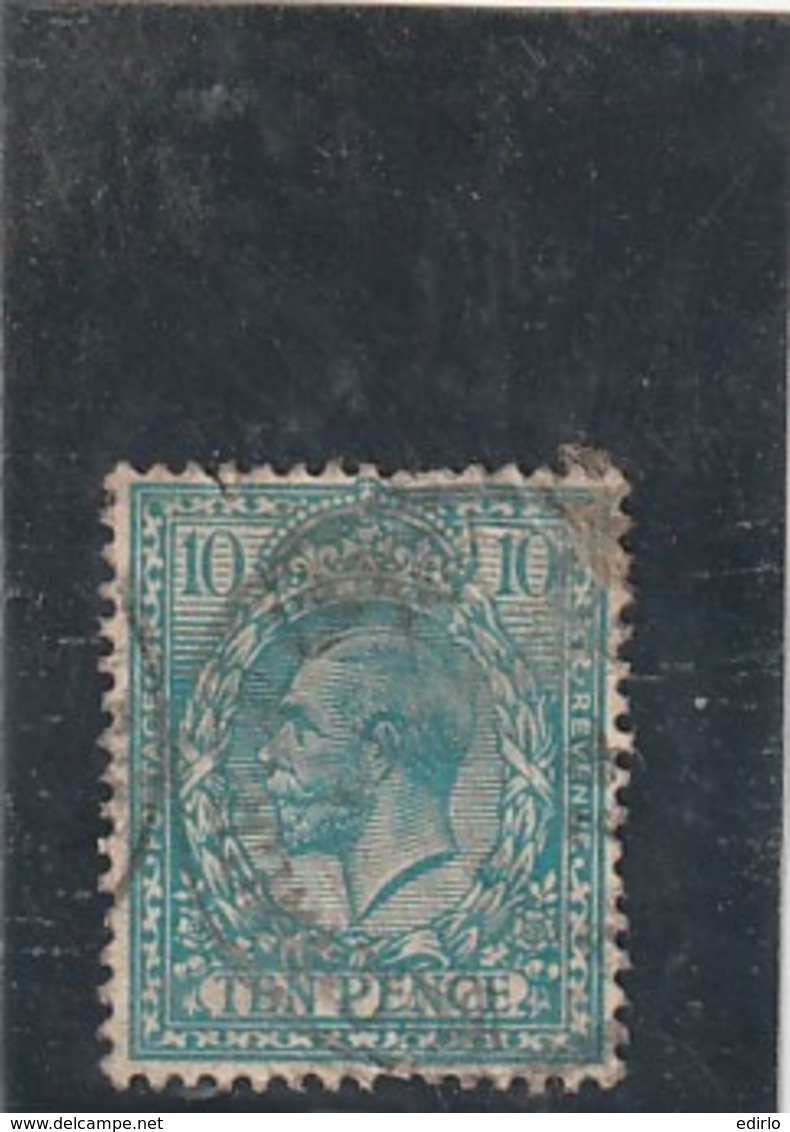 /// Grande Bretagne - N° 151 Bleu Vert AMINCI  Côte  20€ - Used Stamps