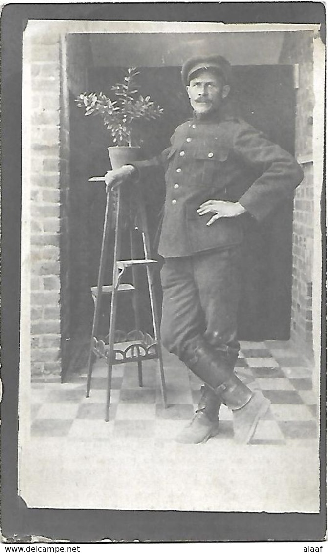 DP Soldaat Jozef-Crispijn Abbeloos - ° Opwijck 1887 Gesneuveld Oostwinkel 1918. - Images Religieuses