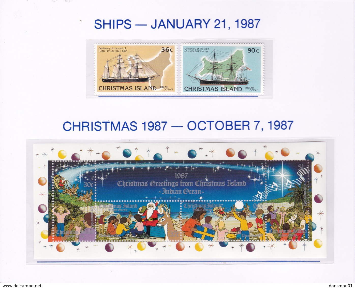 Christmas Island 1987 Year Pack - Christmas Island