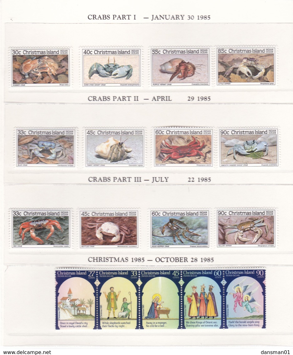 Christmas Island 1985 Year Pack - Christmas Island