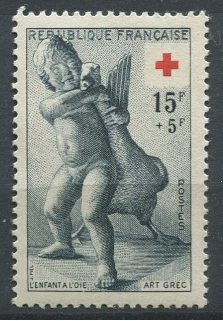 France 1955 - N° 1049 - Au Profit De La Croix Rouge - L'Enfant à L'Oie - Neuf - ** - Neufs