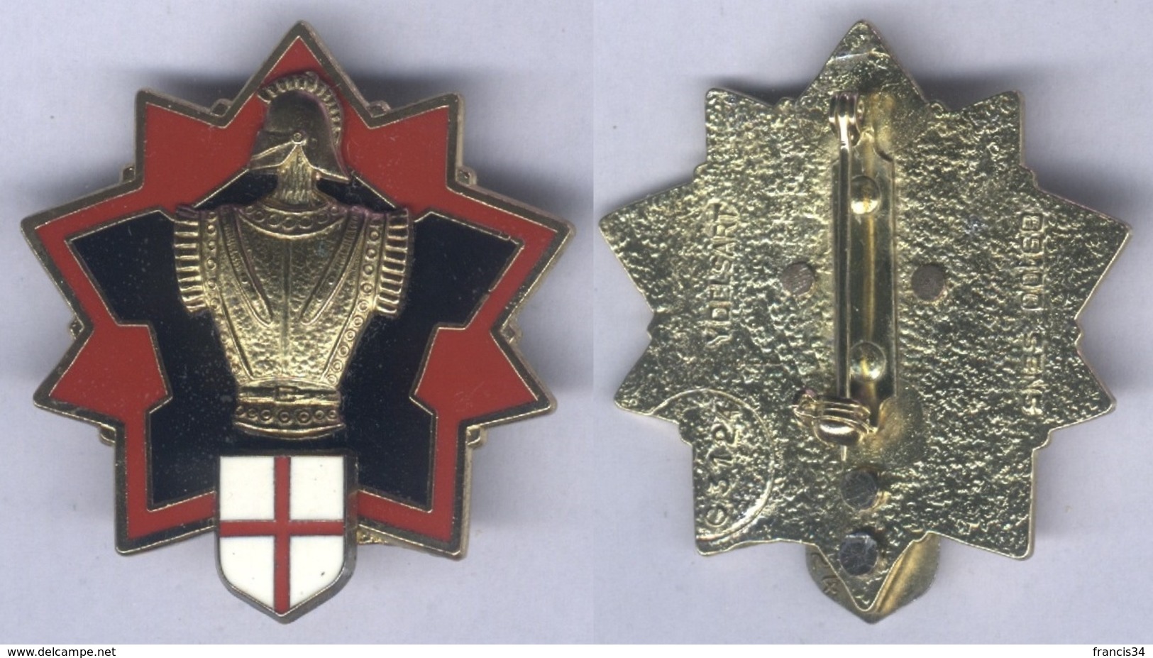 Insigne De La Direction Des Travaux Du Génie De Fribourg - Armée De Terre