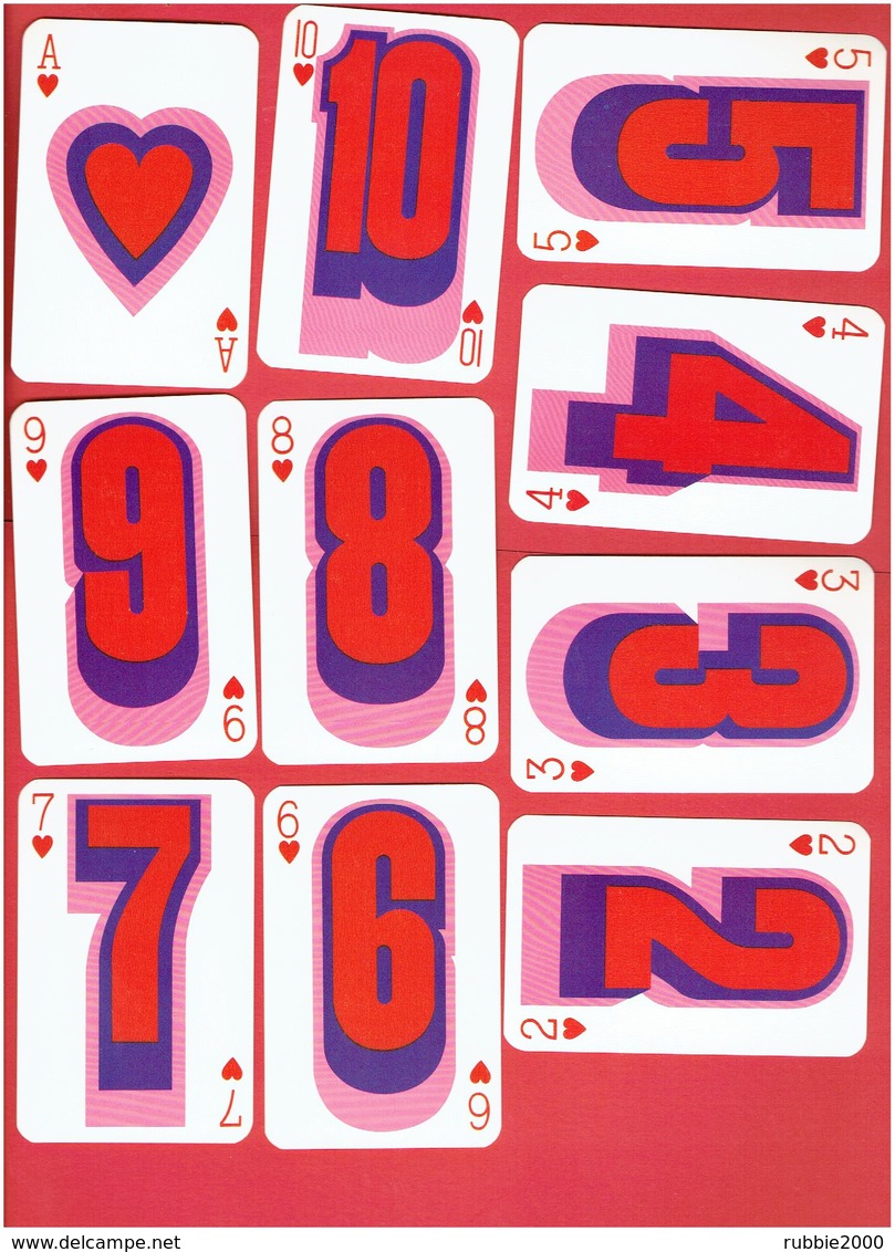 ATLANTA JEU 54 CARTES POP ART 1968 JOHNNY HALLYDAY SYLVIE VARTAN SHEILA FRANCOISE HARDY JACQUES DUTRONC CLAUDE FRANCOIS - 54 Cards
