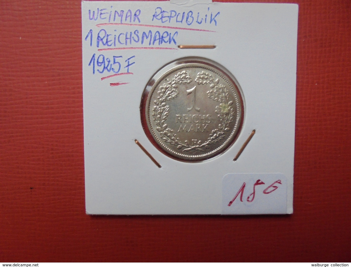 REP.WEIMAR 1 MARK 1925 "F" ARGENT BELLE QUALITE ! - 1 Mark & 1 Reichsmark