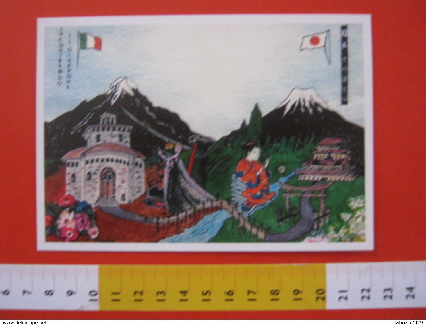 CA.16 ITALIA CARD - 2001 CANDELO BIELLA PIEMONTE INCONTRANDO IL GIAPPONE JAPAN - Altri & Non Classificati