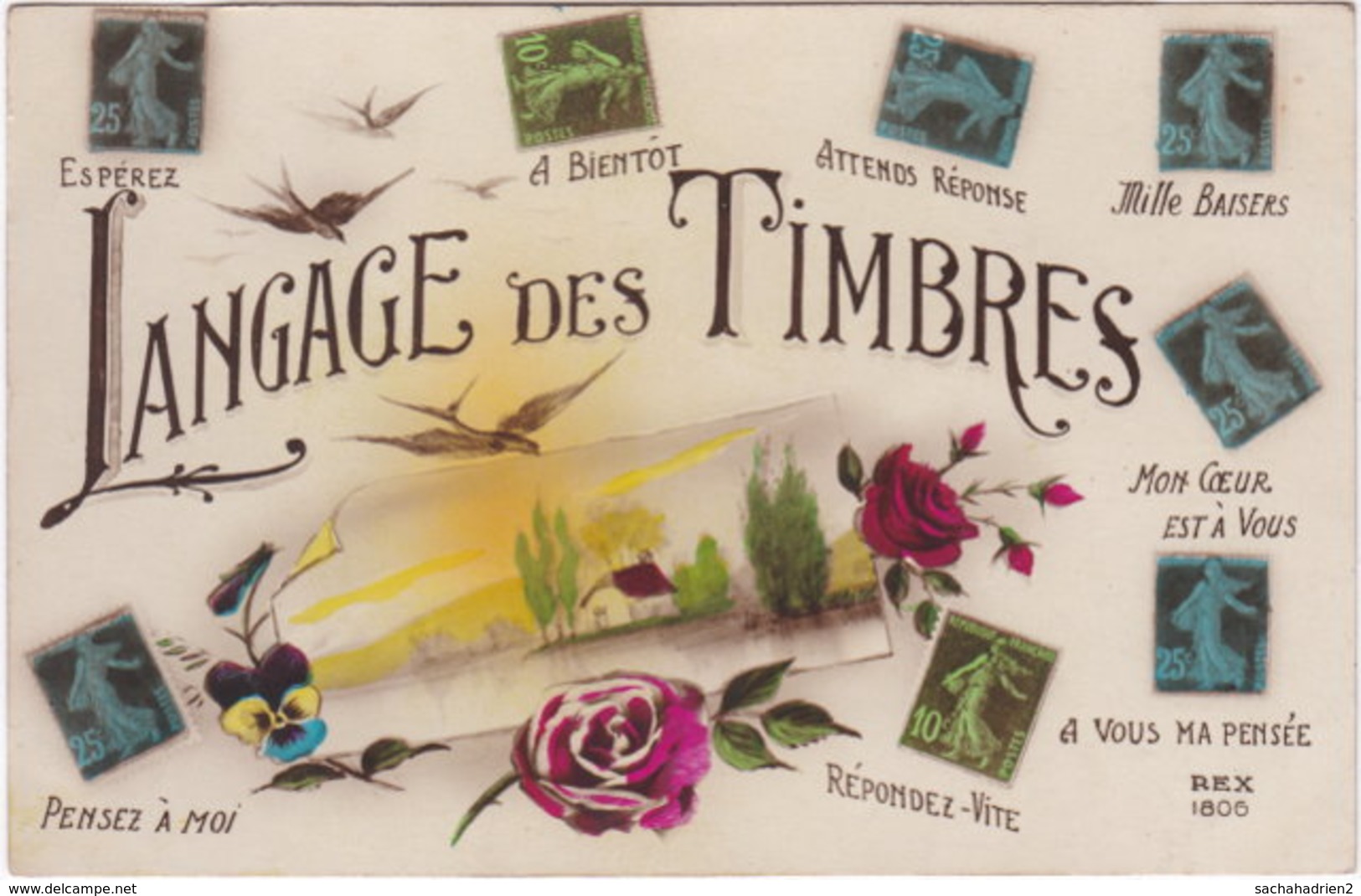 Pf. Langage Des Timbres. 1806 - Timbres (représentations)