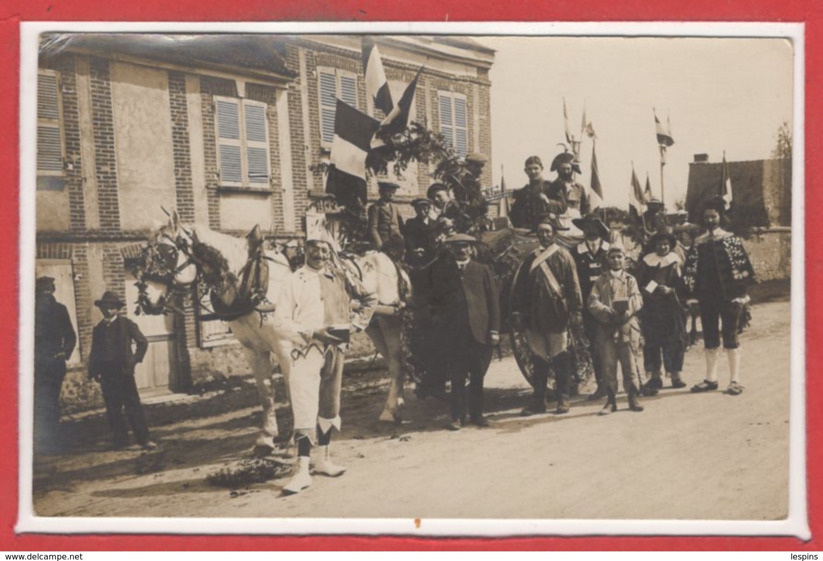 TRANSPORT --  Carte Photo - Char - Fête - Autres & Non Classés