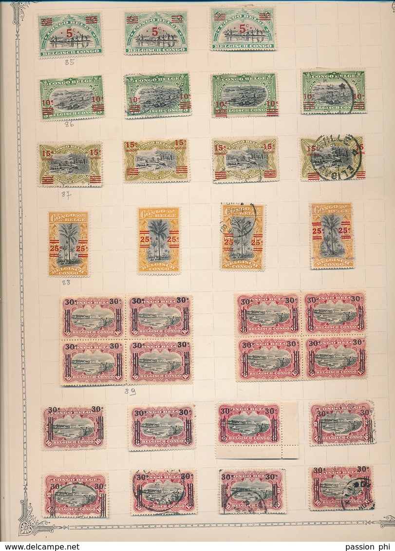 BELGIAN CONGO USED OR MINT SELECTION