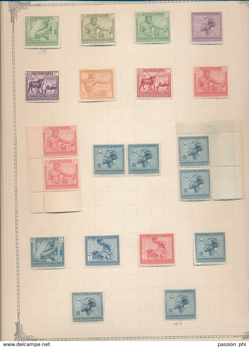 BELGIAN CONGO USED OR MINT SELECTION