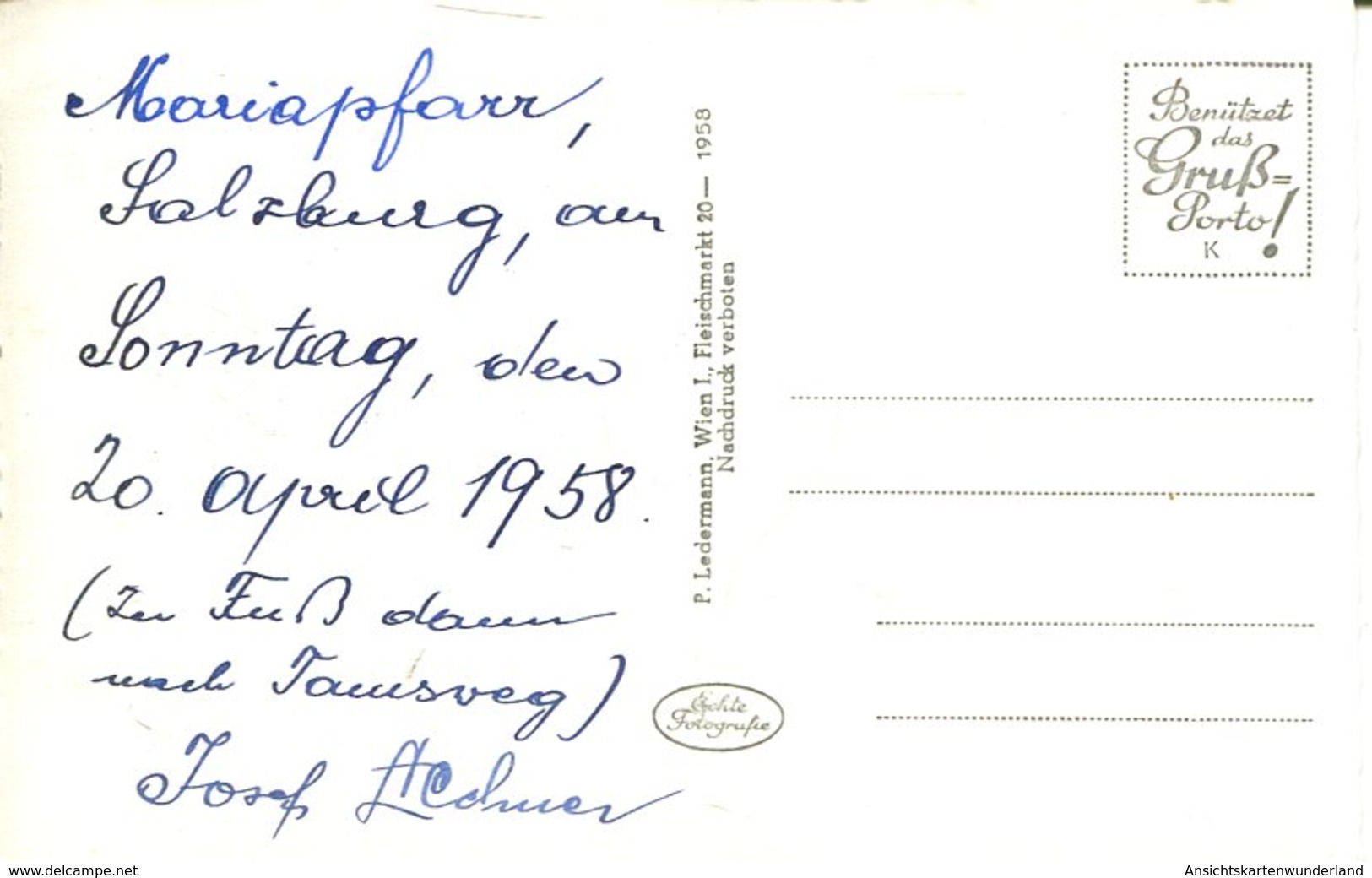 007355  Sommerfrische Mariapfarr Geg. Gr. Gurpitscheck U. Kasereck  1958 - Mariapfarr