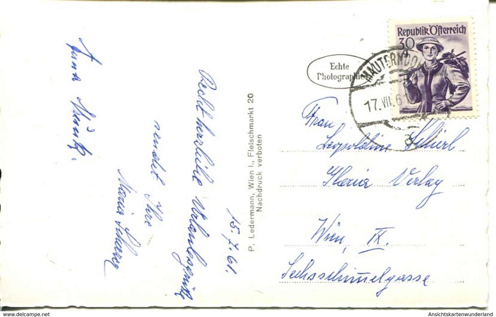 007356  Sommerfrische Mariapfarr Geg. Gr. Gurpitscheck U. Karnereck  1961 - Mariapfarr