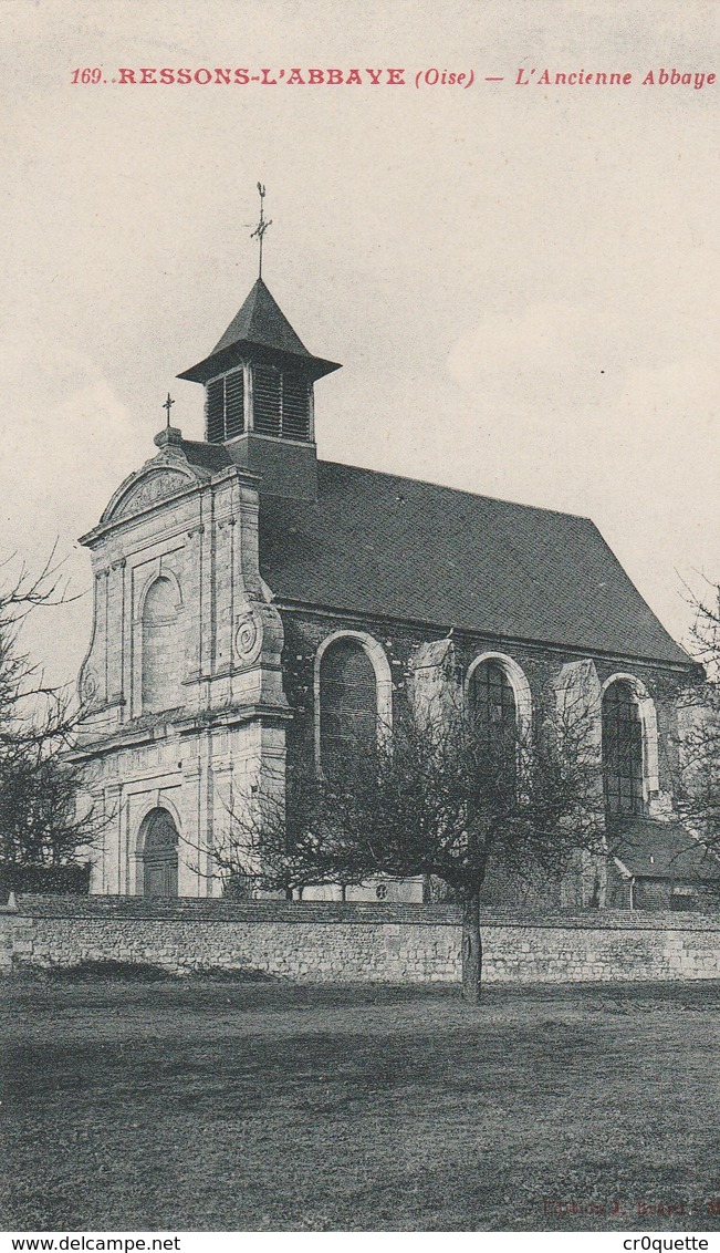 60790 RESSONS L' ABBAYE - ABBAYE Vers 1920 - Sonstige & Ohne Zuordnung