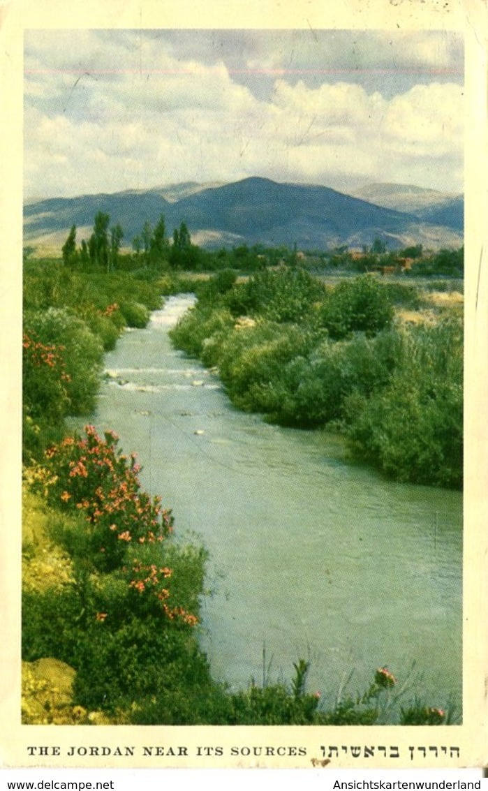 007365  The Jordan Near Its Sources  1961 - Israel