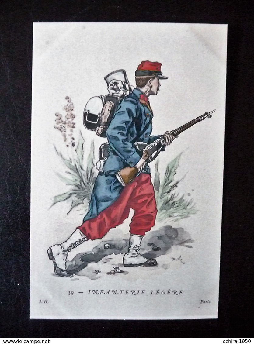 Paris Hergestellt Frankreich Infanterie Legere Ca. 1910 ? Sammlungsuaflösung - Uniformen