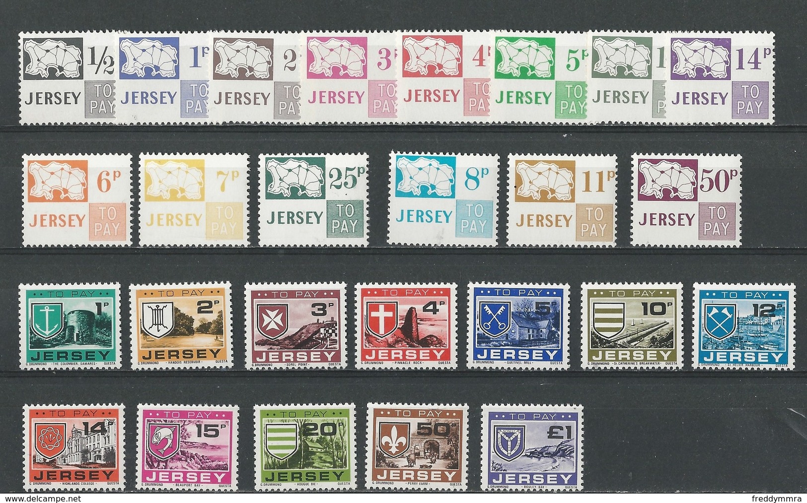 Jersey:Taxe - 7/ 32 ** - Jersey