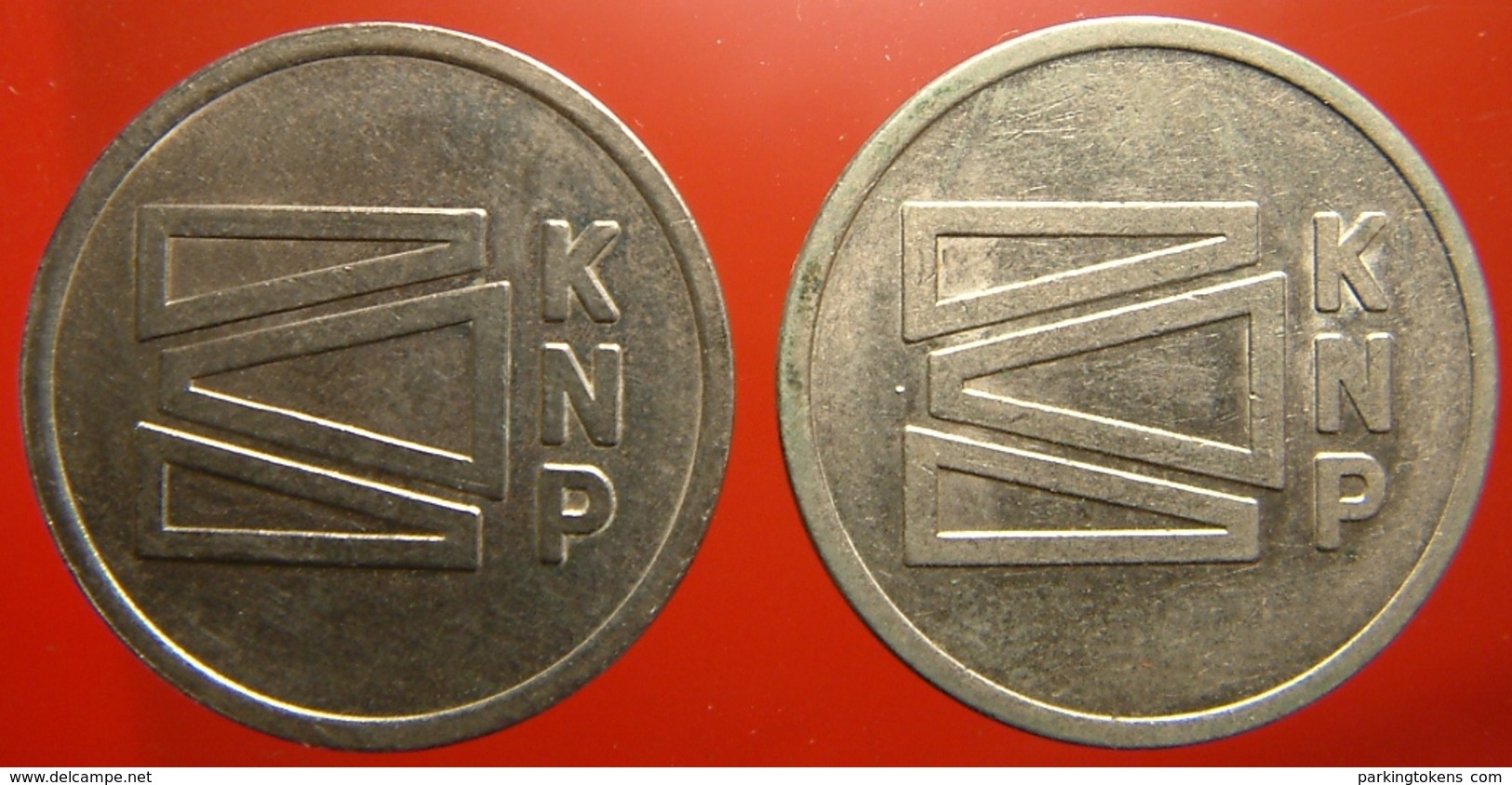 KB245-1 - KNP - Kon Ned Papierfabrieken - Maastricht - WM 22.5mm - Koffie Machine Penning - Coffee Machine Token - Professionnels/De Société