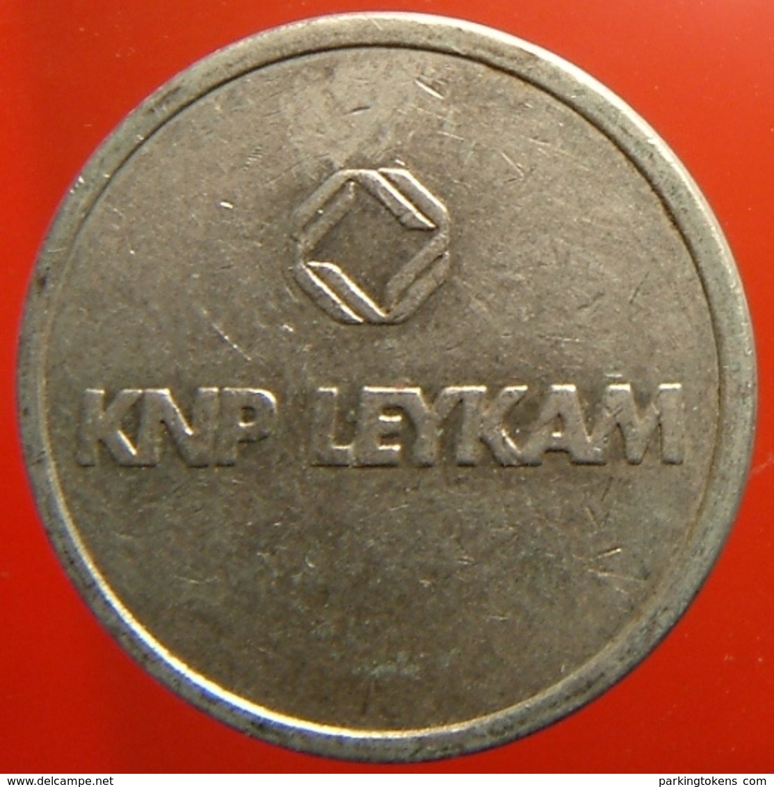 KB245-2 - KNP LEYKAM - Kon Ned Papierfabrieken - Maastricht - WM 22.5mm - Koffie Machine Penning - Coffee Machine Token - Professionnels/De Société