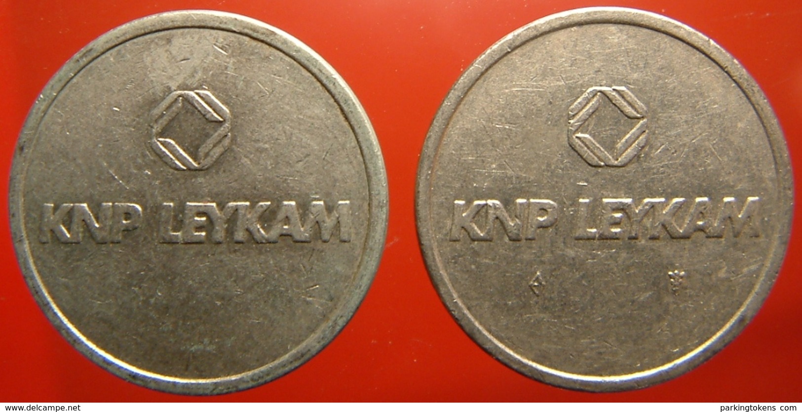 KB245-2 - KNP LEYKAM - Kon Ned Papierfabrieken - Maastricht - WM 22.5mm - Koffie Machine Penning - Coffee Machine Token - Professionnels/De Société