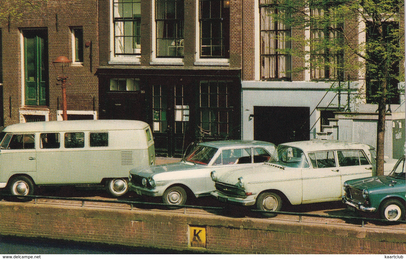 Amsterdam: VW T1C BUS, OPEL REKORD A & KAPITÄN P2, AUSTIN 1100 - Prinsengracht, Anne Frank Huis - Toerisme