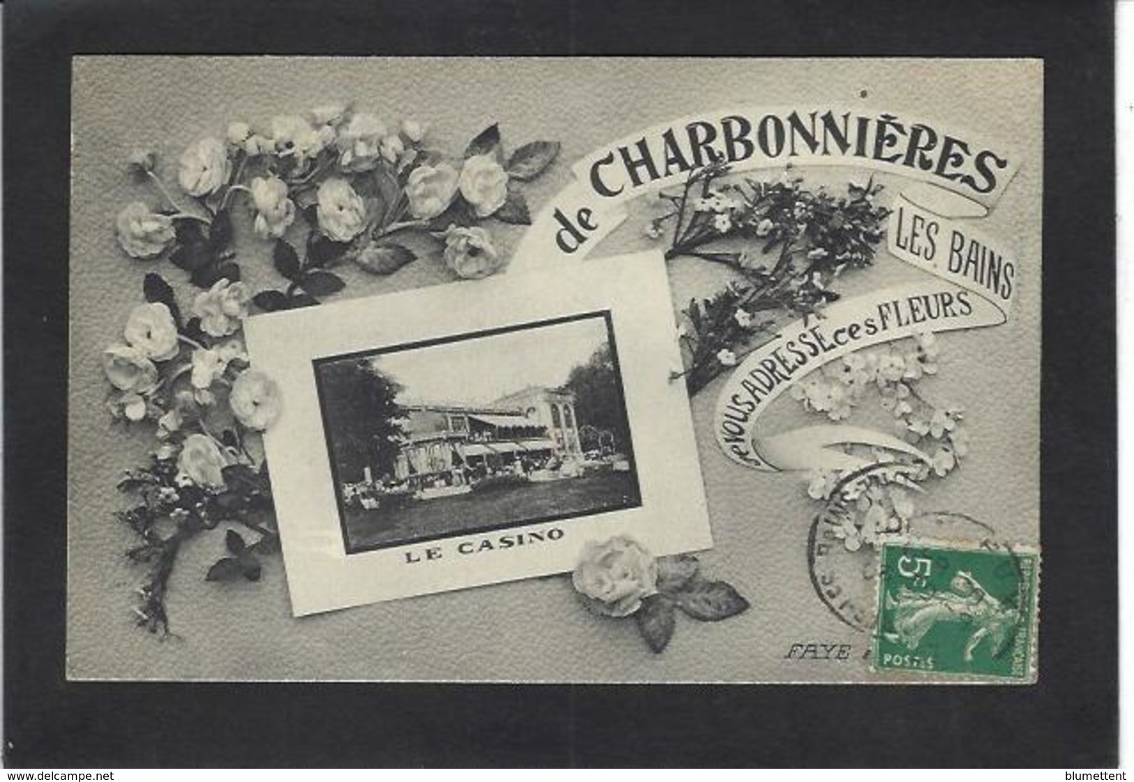 CPA Rhône 69 Charbonnières Circulé Le Casino - Charbonniere Les Bains