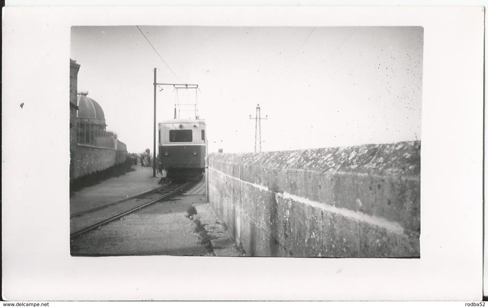 - Photo - Langres - Train à Crémaillère  - En 1947 - Trains