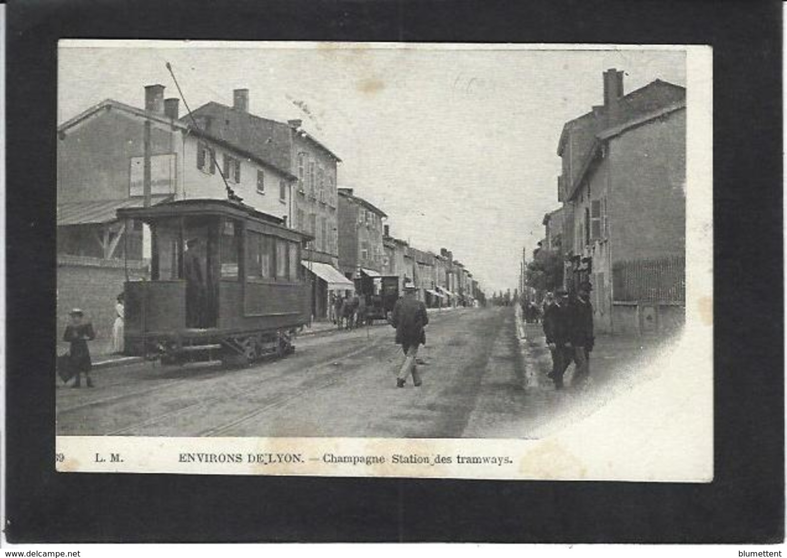 CPA Rhône 69 Charbonnières Circulé Tramway - Charbonniere Les Bains