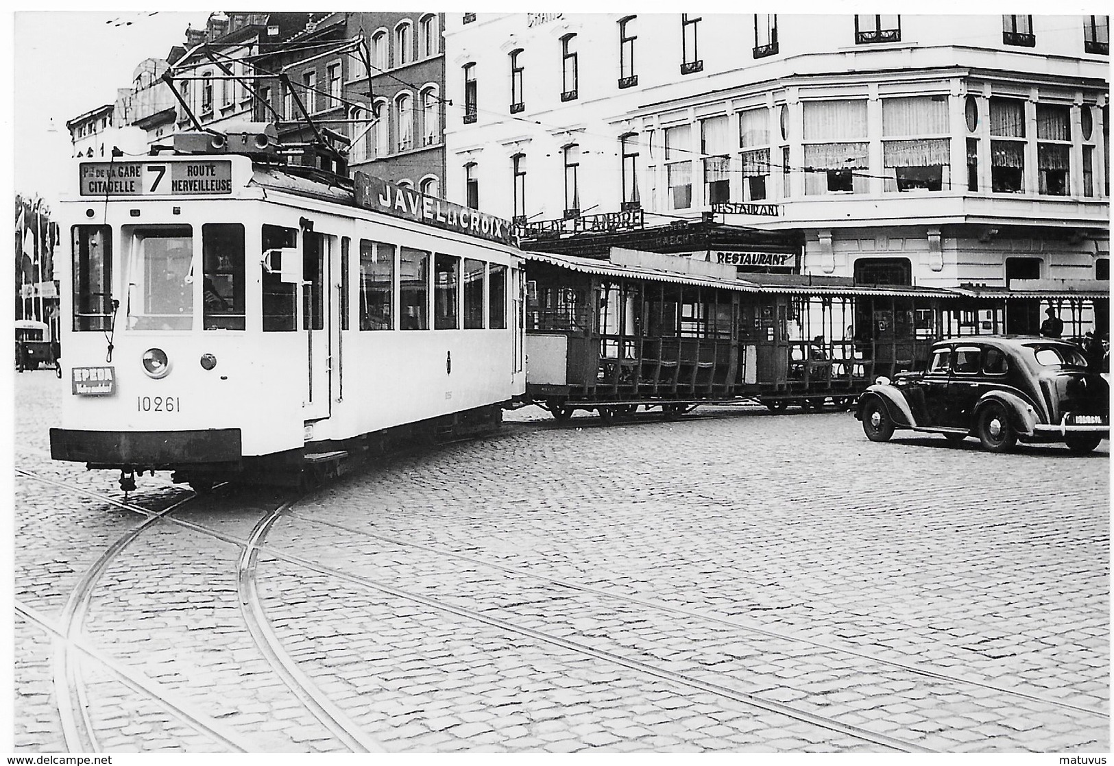 NAMUR TRAM N°7 ARRIVEE PLACE DE LA GARE - Lieux