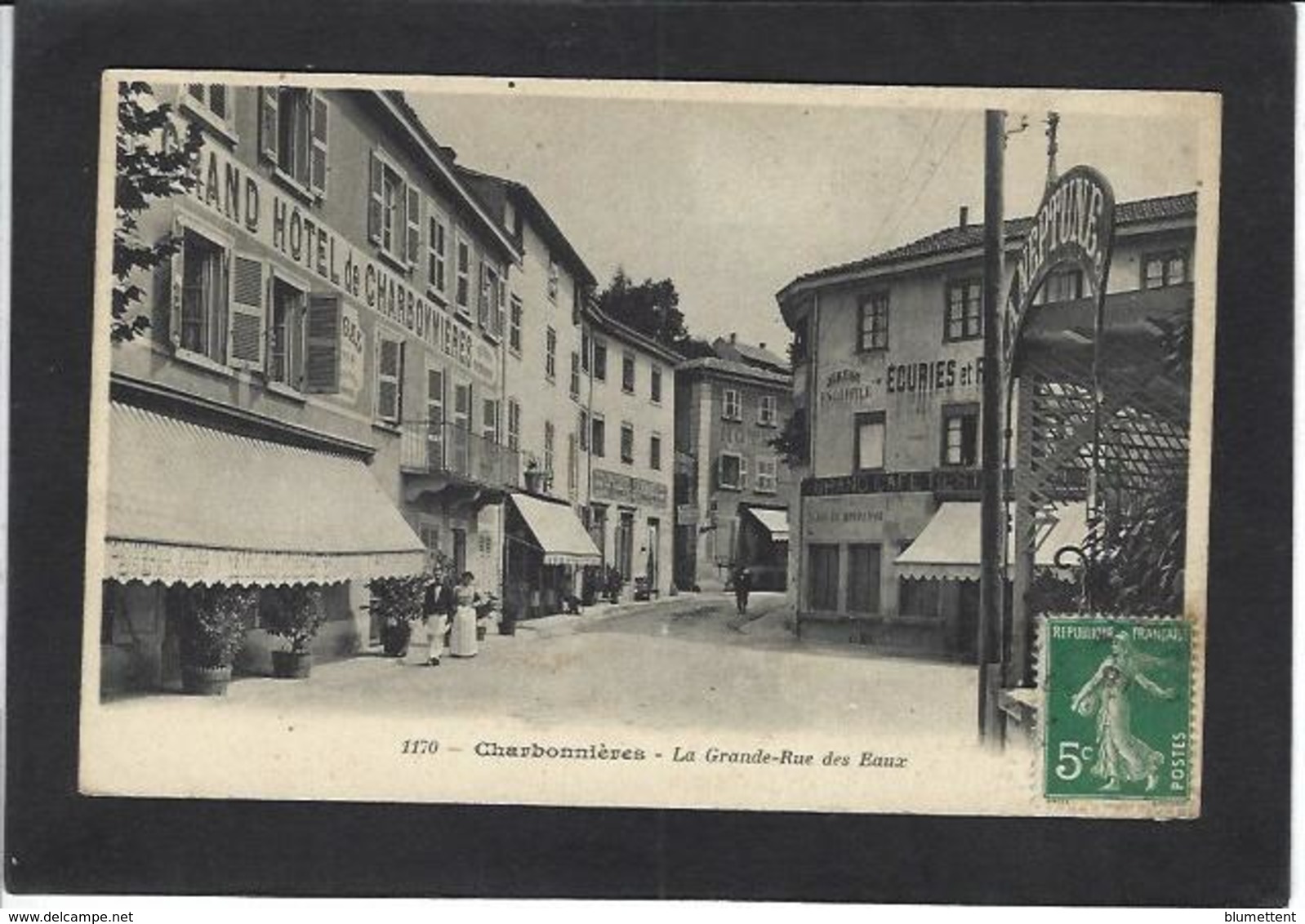 CPA Rhône 69 Charbonnières Circulé Commerces Shop - Charbonniere Les Bains