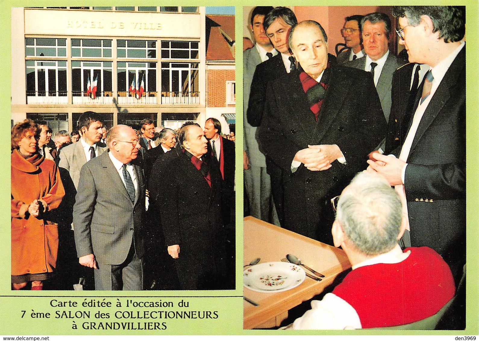 François MITTERRAND - Inauguration De L'Hôpital De Grandvilliers - 7e Salon Des Collectionneurs - Politique - Hommes Politiques & Militaires