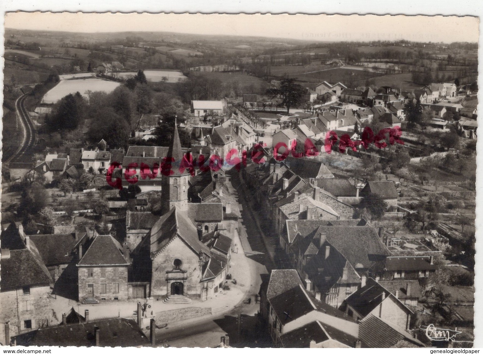 87 - PIERRE BUFFIERE - PIERREBUFFIERE- VUE GENERALE AERIENNE - HAUTE VIENNE - Pierre Buffiere