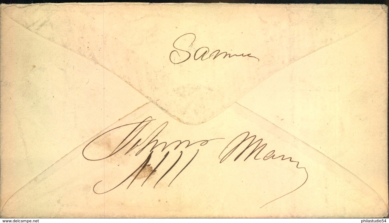 1864, Beautiful Advertising Envelope "CARBON OIL & LAMPS From Philadelphia, USA Scarce "PHILA PA." Duplex - Autres & Non Classés