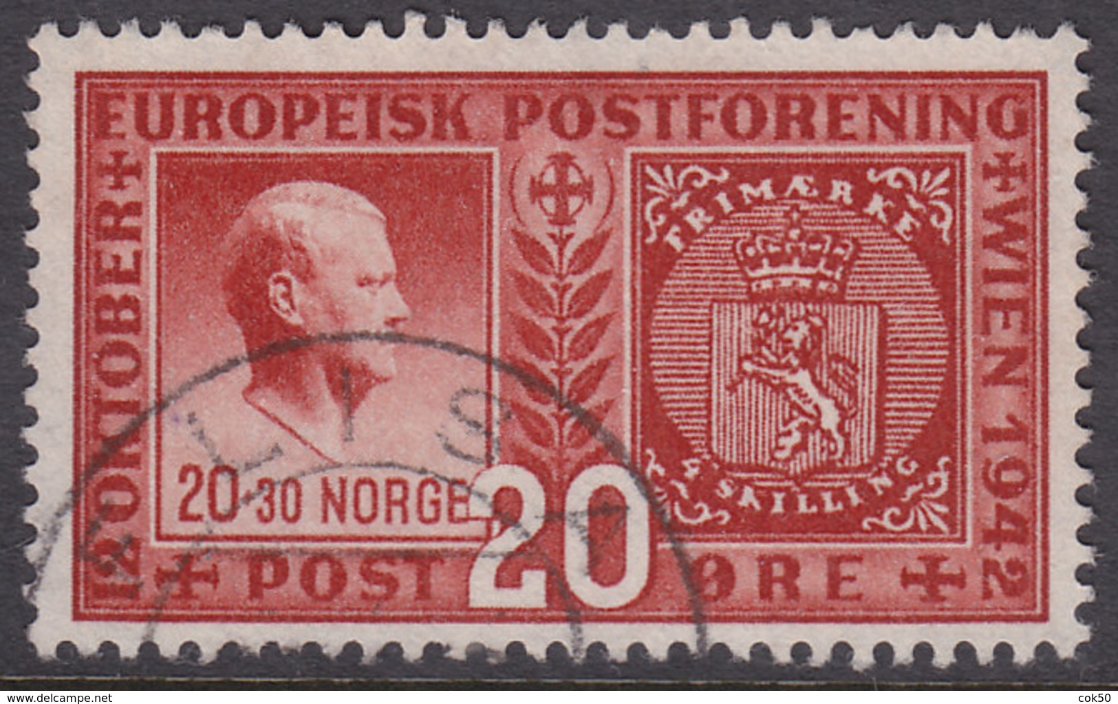 NORWAY 1942 (Mi.# 274) European Postal Association - 20 øre - Used Stamps